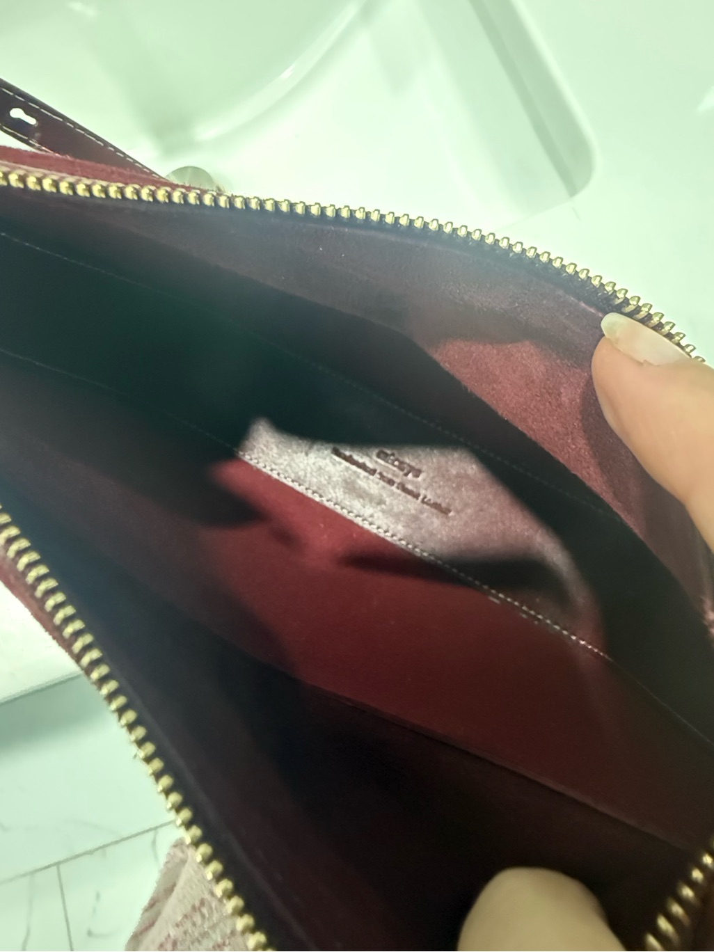 Mlouye Mini Flex In Burgundy — image 6 of 8